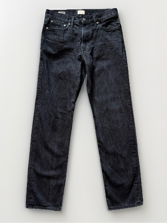 J. Crew Other - J.Crew Classic Straight Men’s 32x32 Black Washed Denim 100% Cotton